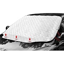 Amazon.co.jp: フロントカバー カー 凍結防止 シート 雪対策 4